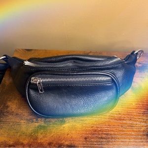 Preloved, genuine leather fanny pack.